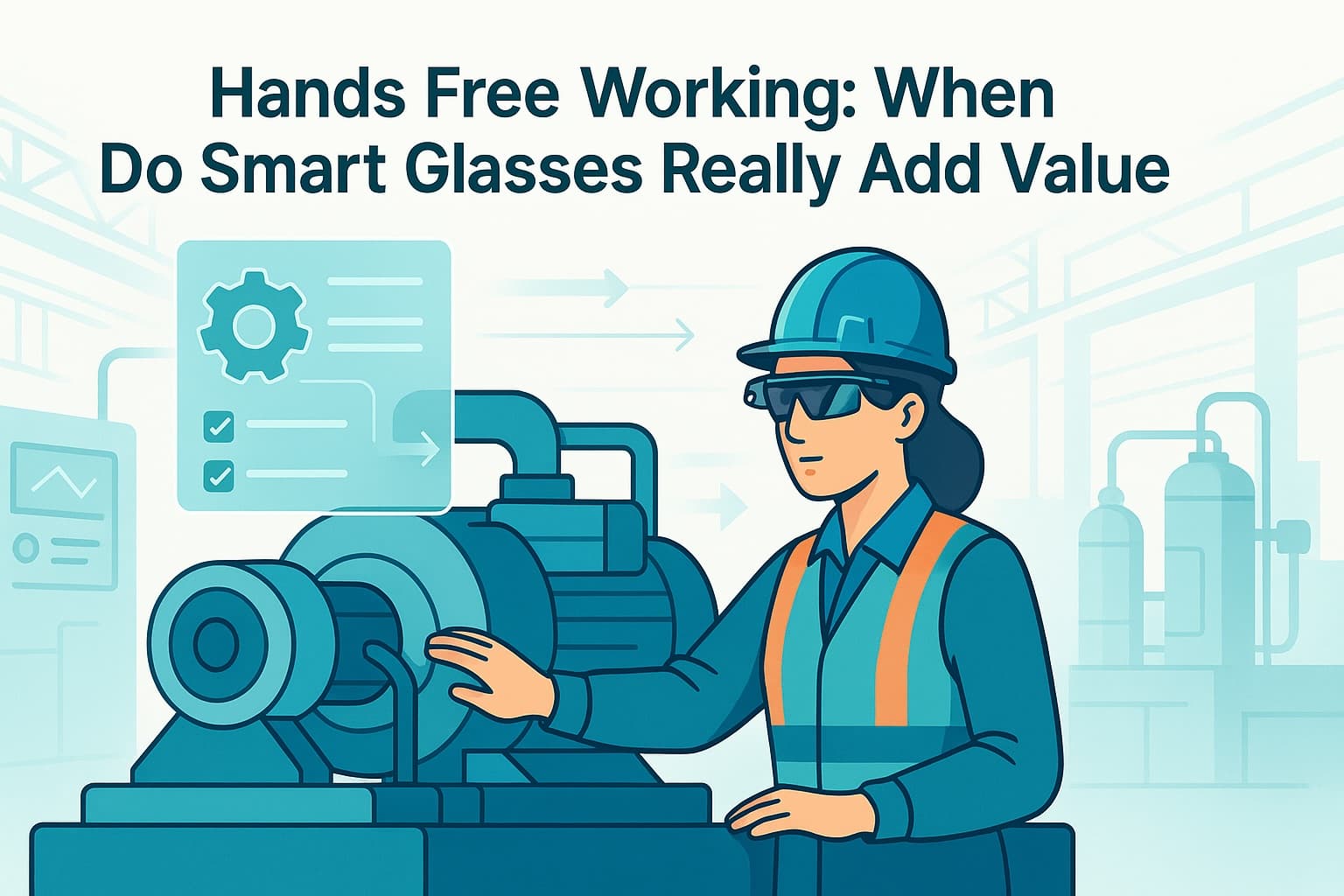 Hands free working: when do smart glasses really add value