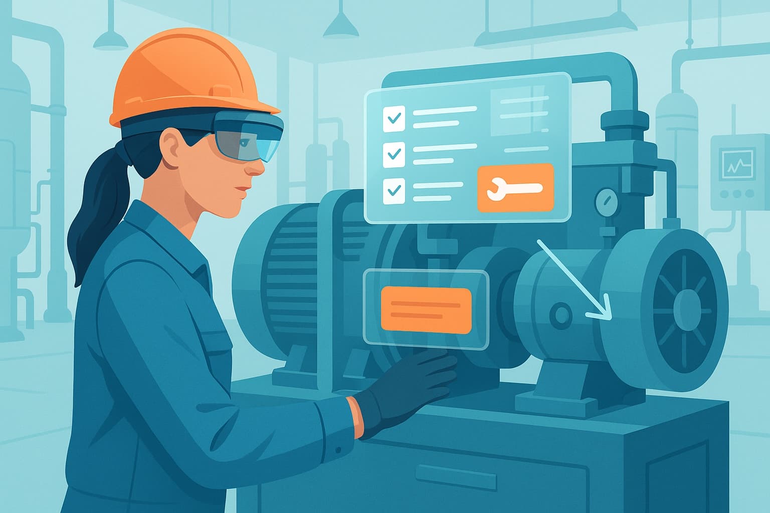 Using AR for knowledge sharing across shifts, sites and countries