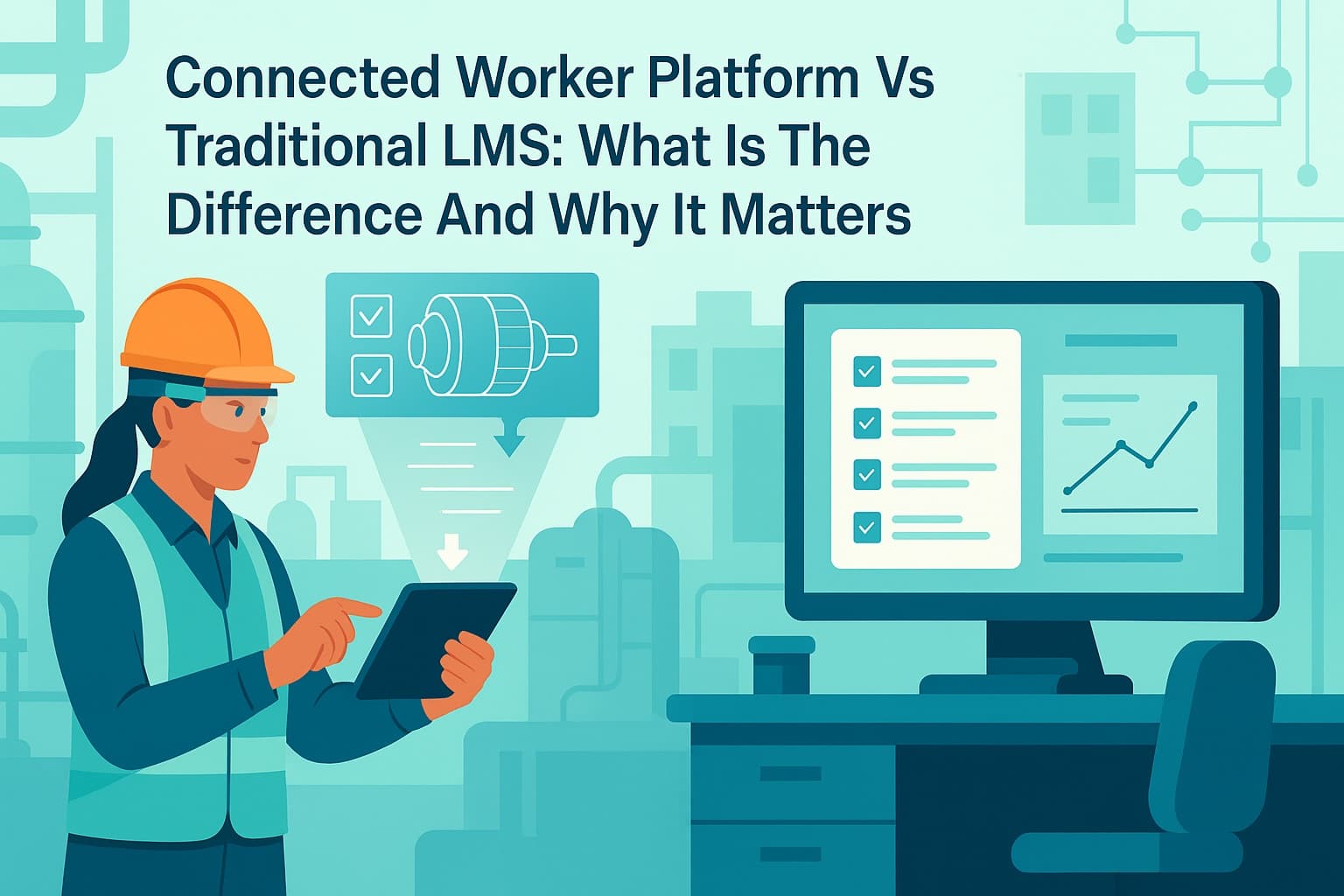 Connected worker platform vs traditional LMS: what is the difference and why it matters