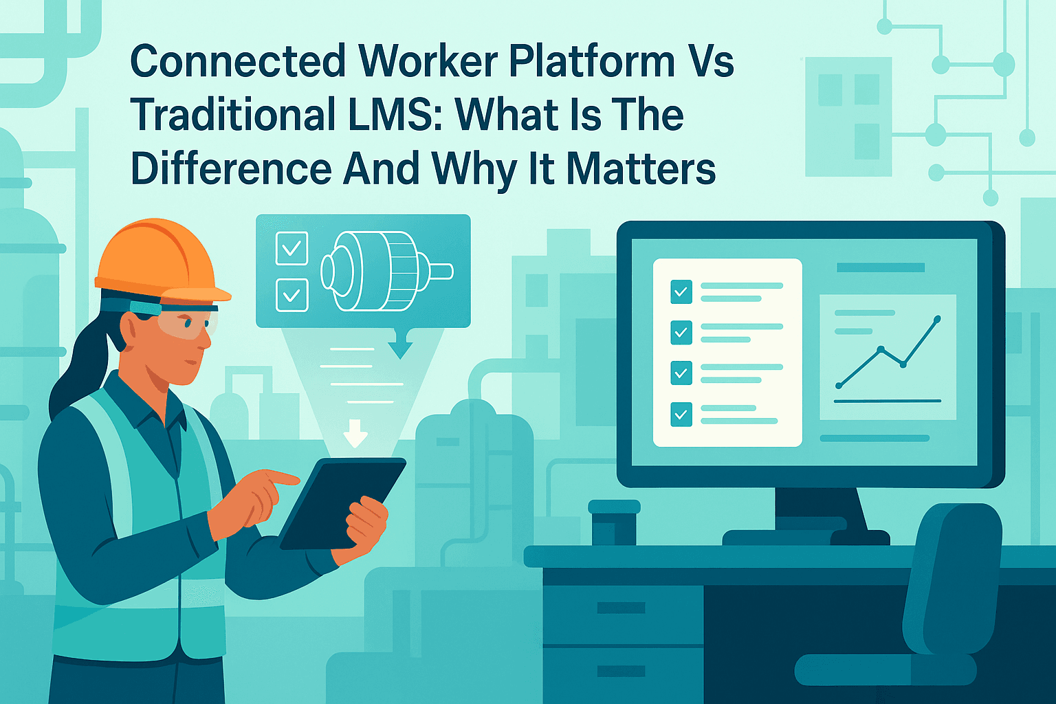 Connected worker platform vs traditional LMS: what is the difference and why it matters